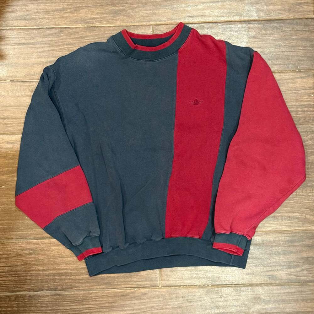 Vintage 90s Dockers Color Block Crewneck Sweatshirt